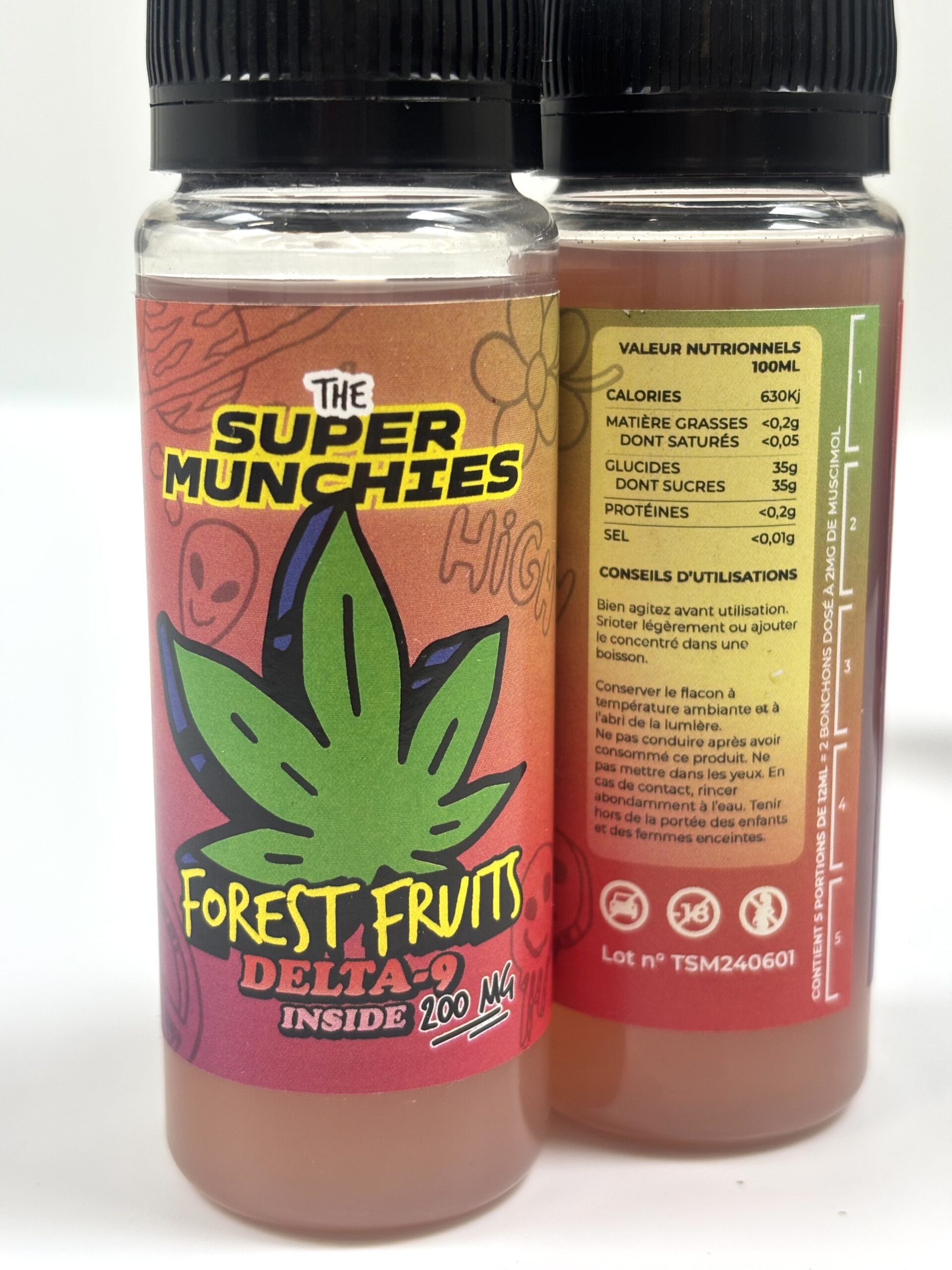 💥 NEW ! Sirops D9 – Juicy Orange  / Raspberry / Forest Fruits – 100ml / 200mg